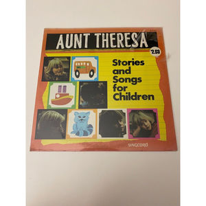 Aunt Theresa Stories And Songs For Children 1970 LP New Sealed ZLP-752 Singcord